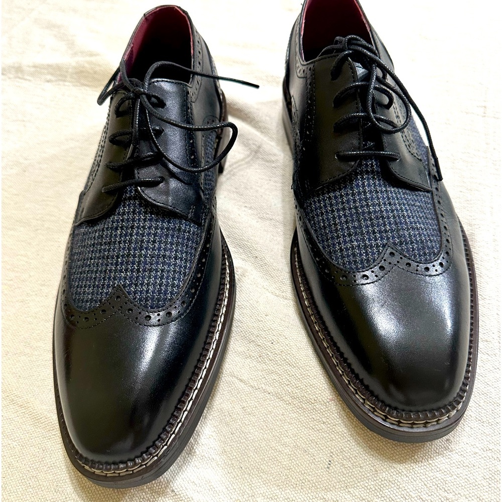 VINTAGE FOUNDRY MEN’S WINGTIP SHOES SIZE 7.5 NWOB